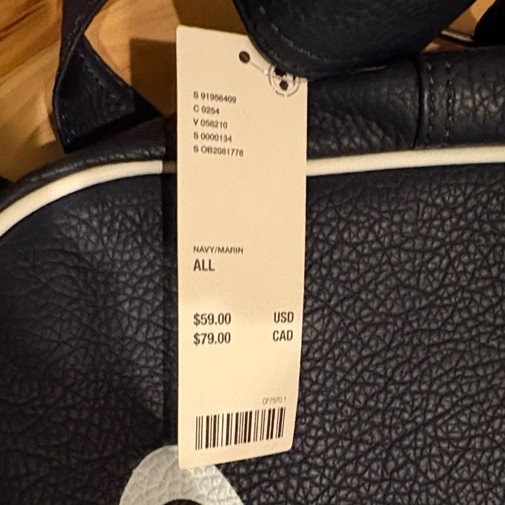 Iets Frans Navy Blue Men's Bag NWT